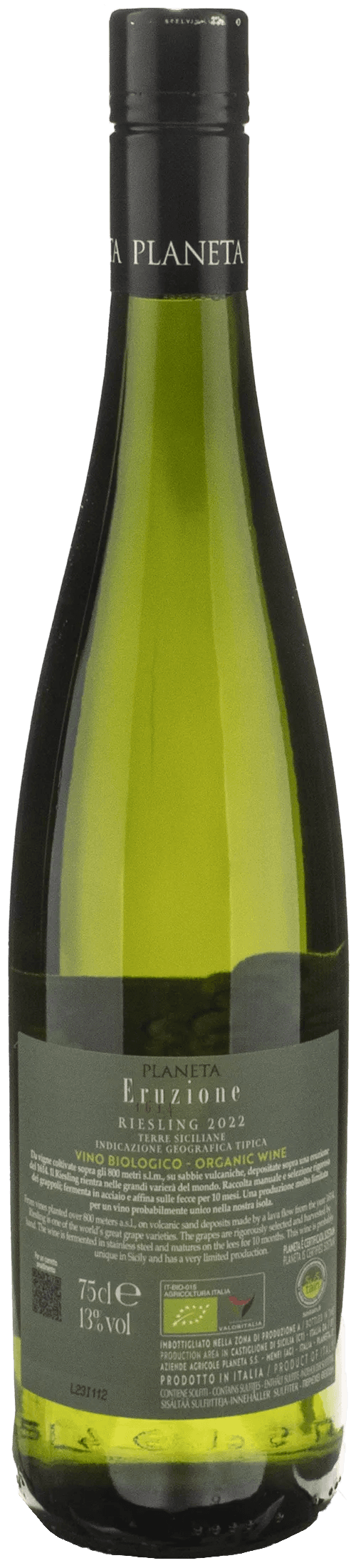 Planeta Eruzione 1614 Riesling 2022