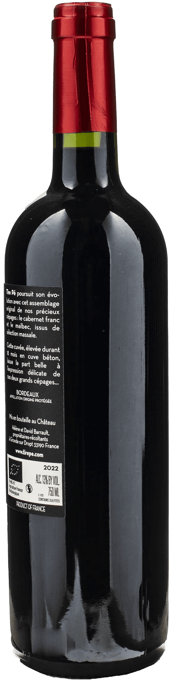Chateau Tire Pe Bordeaux Rouge 2022