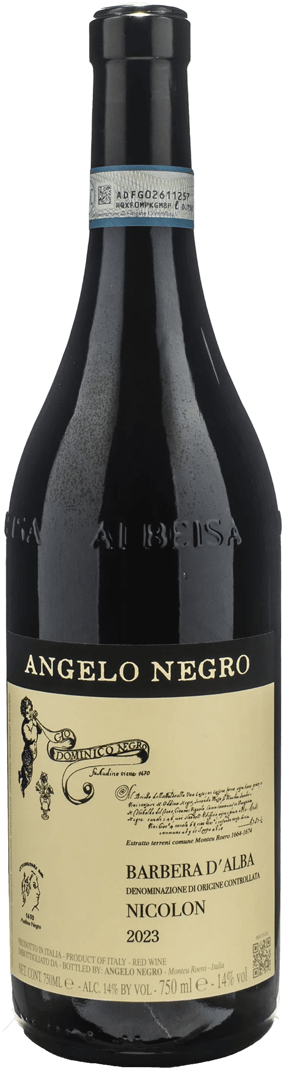 Angelo Negro Barbera d'Alba Nicolon 2023