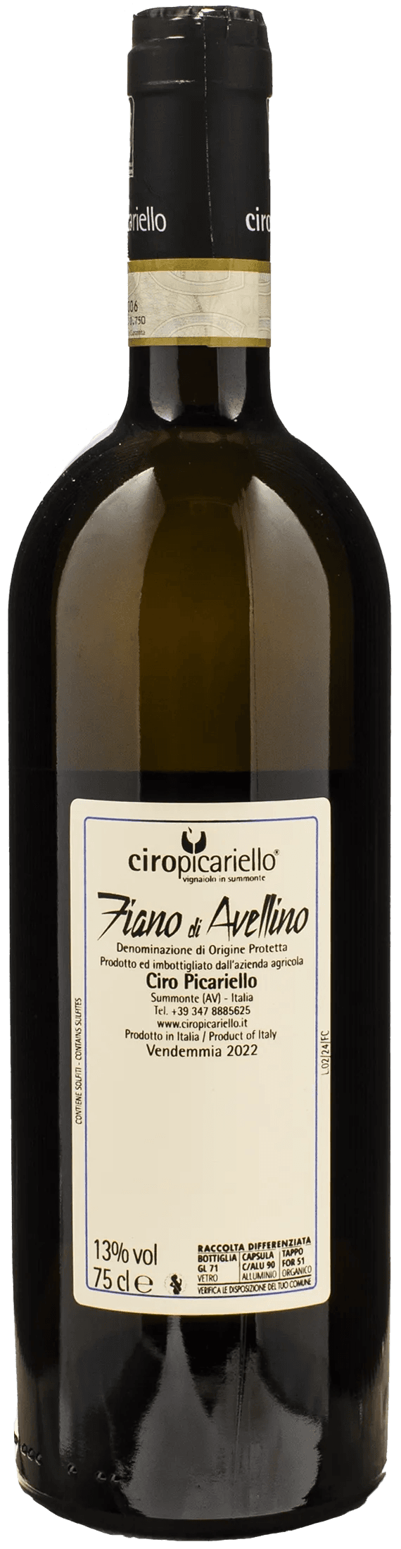 Ciro Picariello Fiano di Avellino Ciro 906 2022
