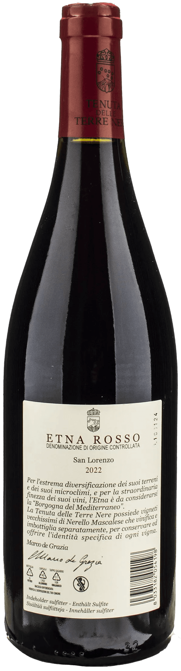Terre Nere Etna Rosso San Lorenzo 2022
