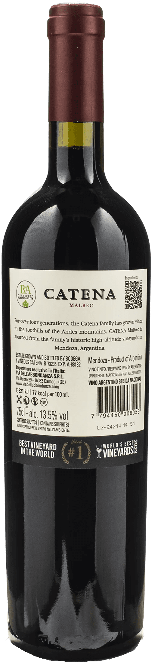 Catena Zapata Catena Malbec 2022