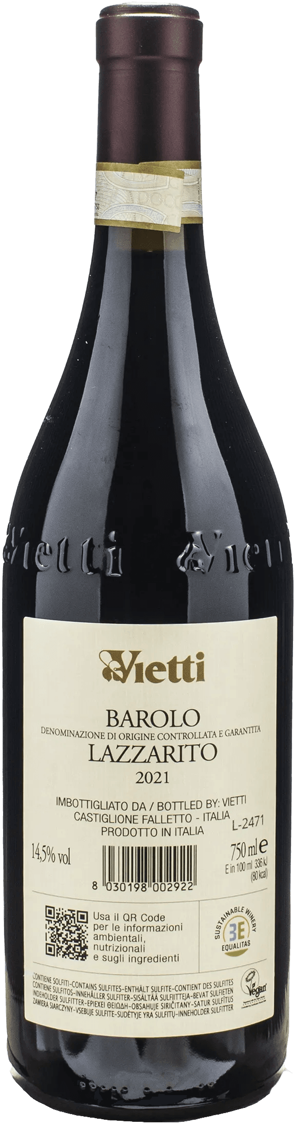 Vietti Barolo Lazzarito 2021