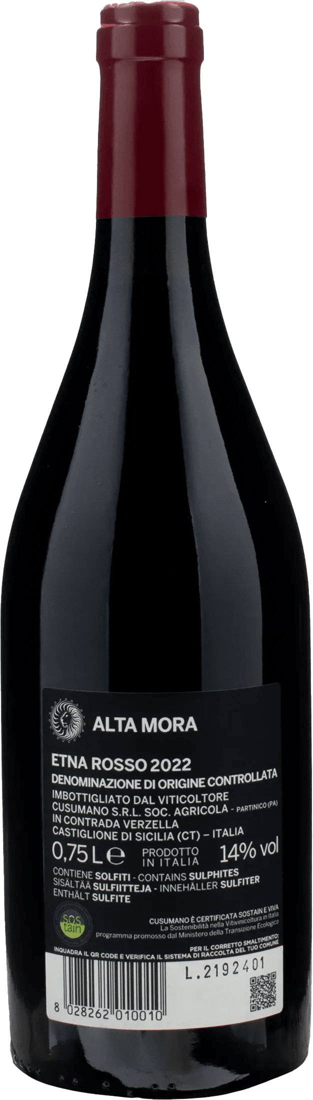 Alta Mora Cusumano Etna Rosso 2022