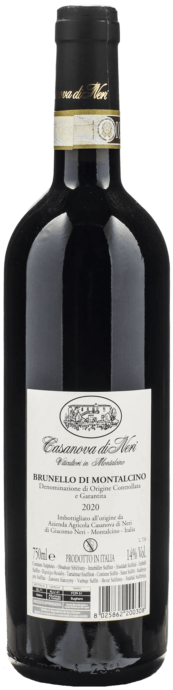 Casanova di Neri Brunello di Montalcino 2020
