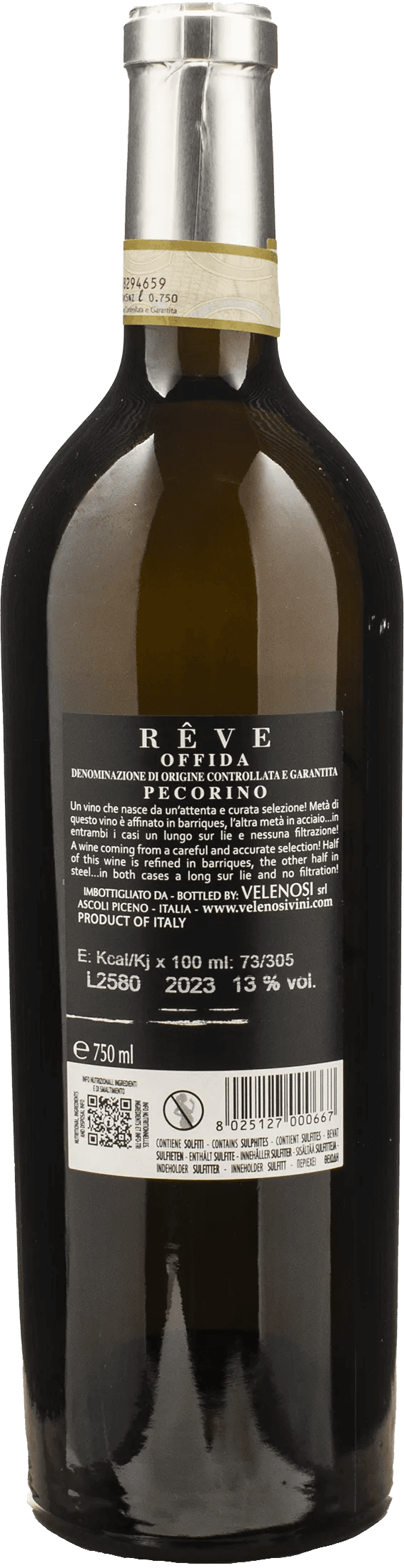 Velenosi Pecorino Offida Reve 2023