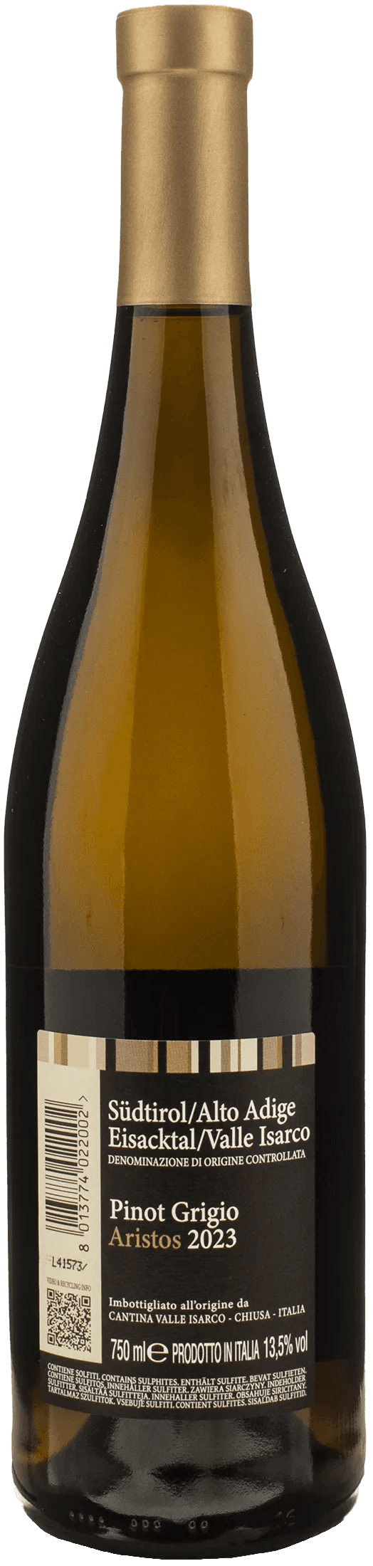 Cantina Valle Isarco Aristos Pinot Grigio 2023