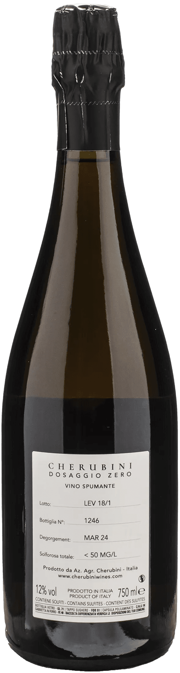 Cherubini Levis Rosè Dosaggio Zero