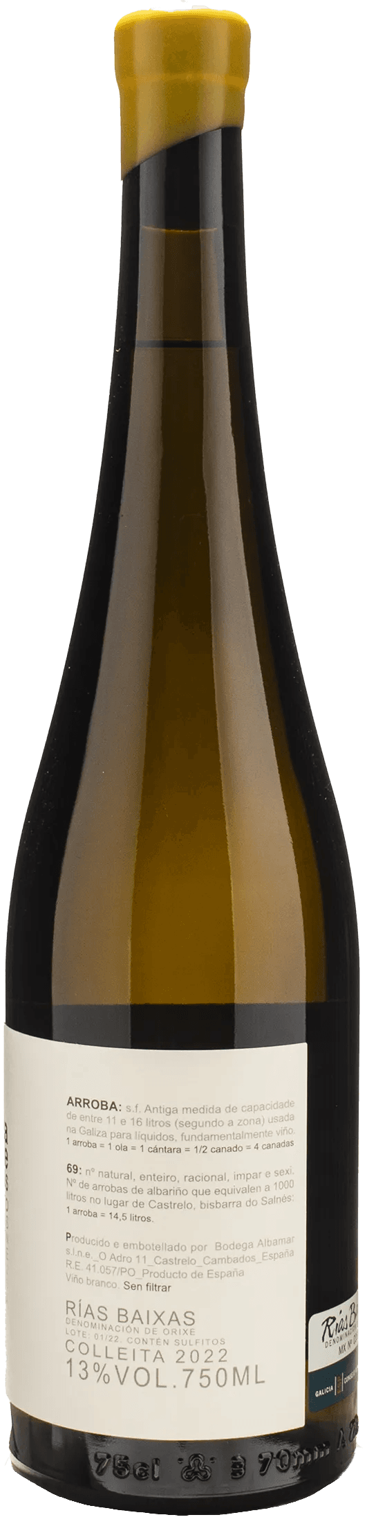Bodegas Albamar 69 Arrobas 2022