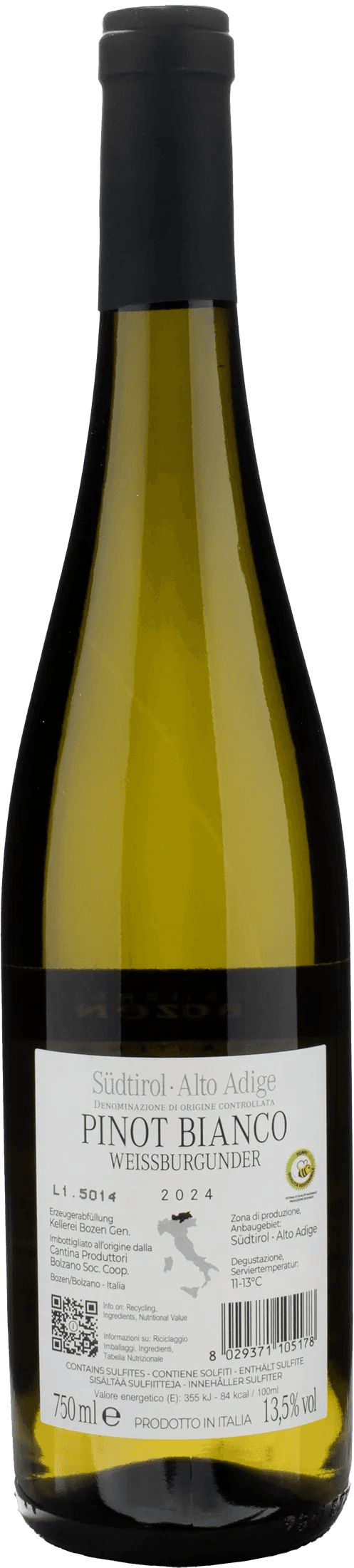 Kellerei Bozen Pinot Bianco 2024