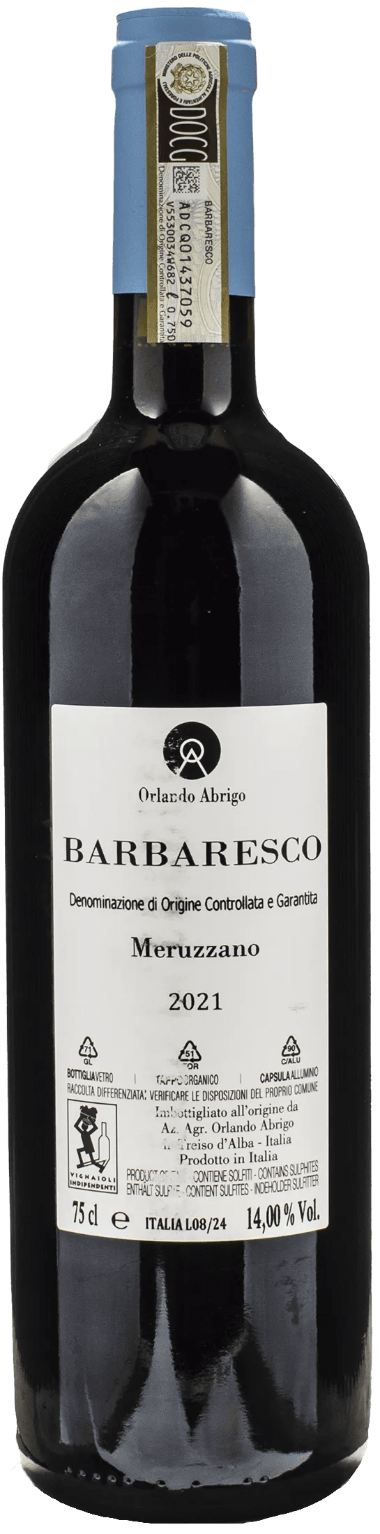 Orlando Abrigo Barbaresco Meruzzano 2021