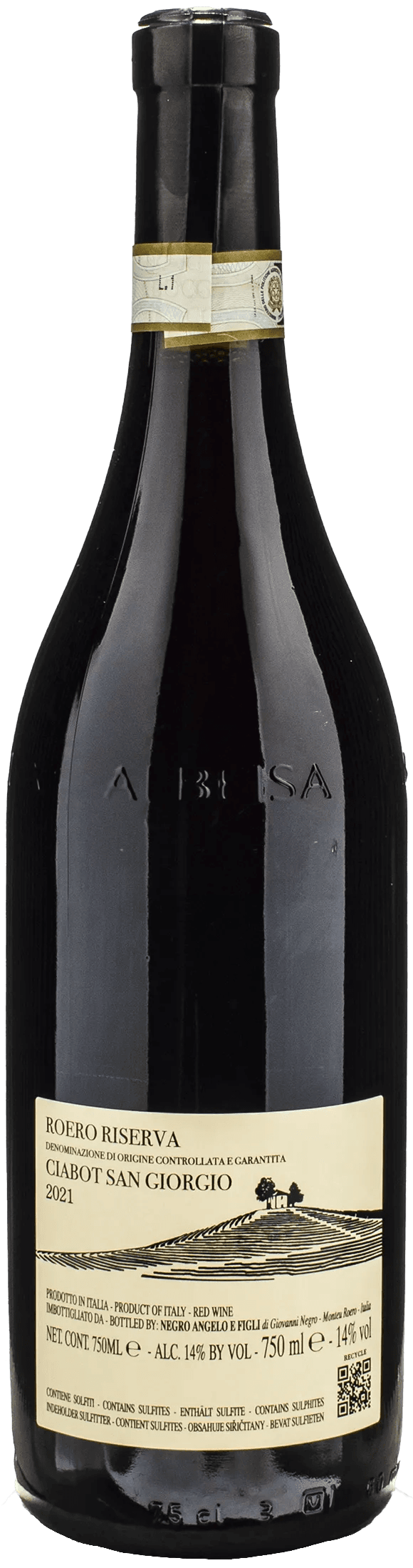 Negro Roero Ciabot San Giorgio Riserva 2021