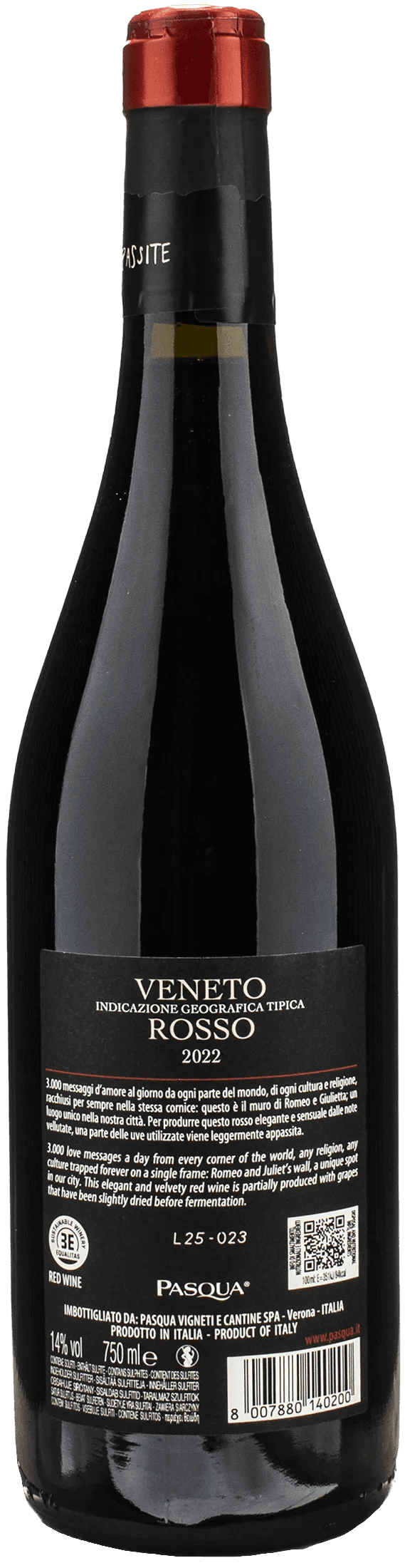 Pasqua Romeo & Juliet Passione Sentimento Rosso 2022