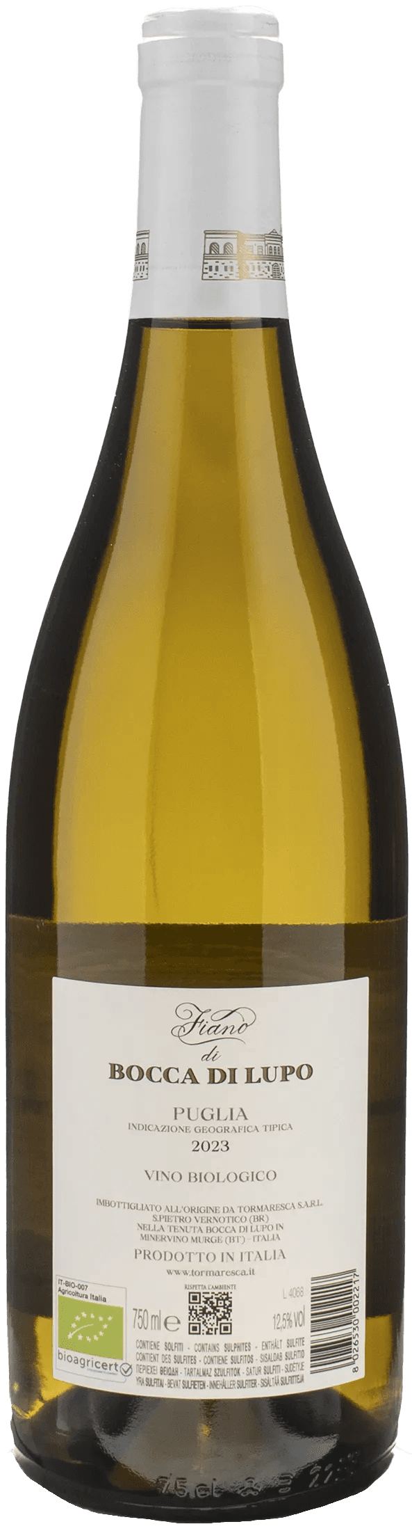 Antinori Tormaresca Fiano Bocca di Lupo 2023