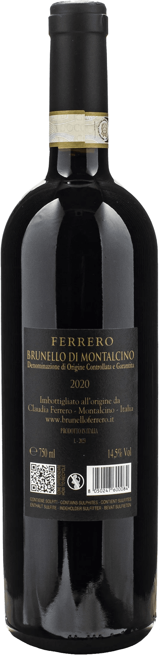 Claudia Ferrero Brunello di Montalcino 2020