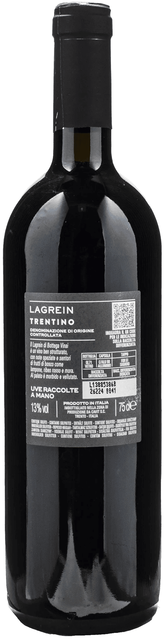 Bottega Vinai Lagrein Trentino 2022