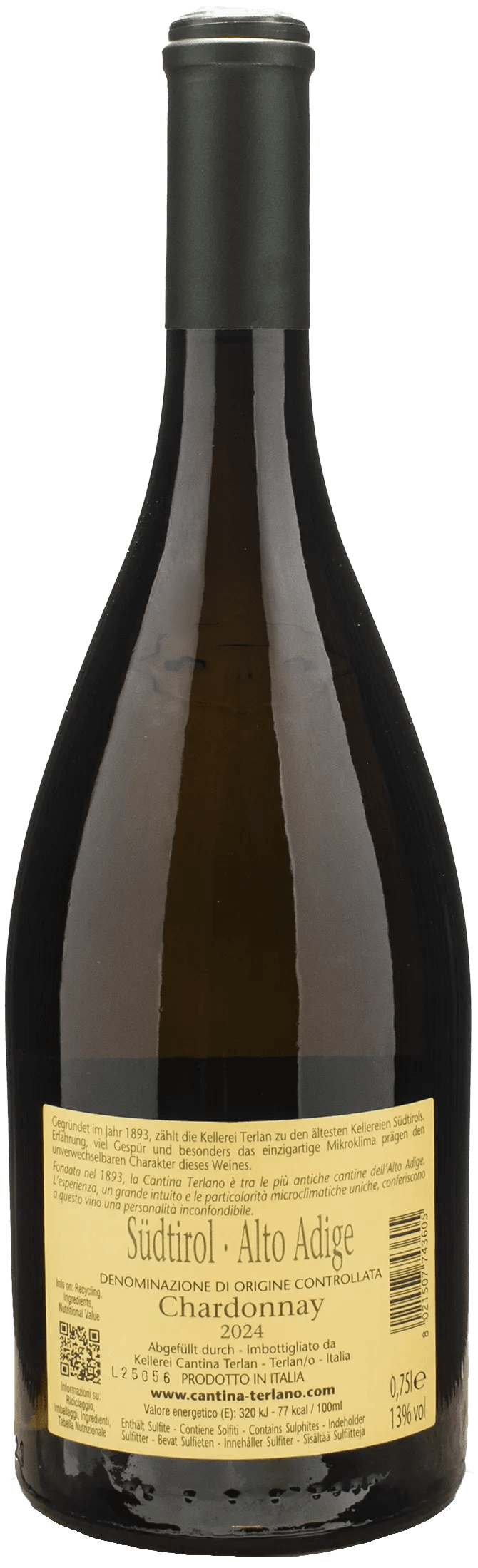 Terlano Chardonnay Tradition 2024