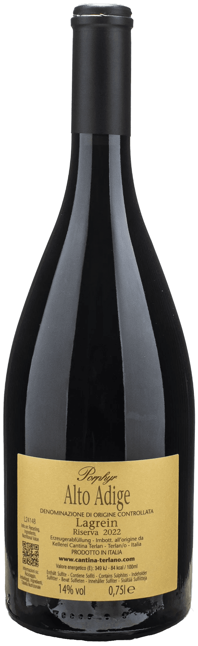 Terlano Lagrein Porphyr Riserva 2022