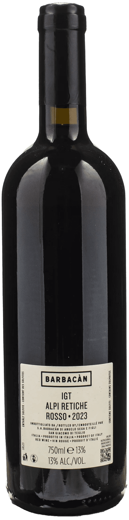 Barbacan Alpi Retiche Rosso 2023