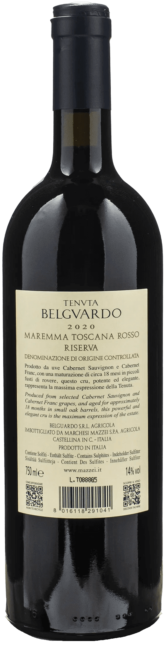 Belguardo Maremma Toscana Riserva 2020