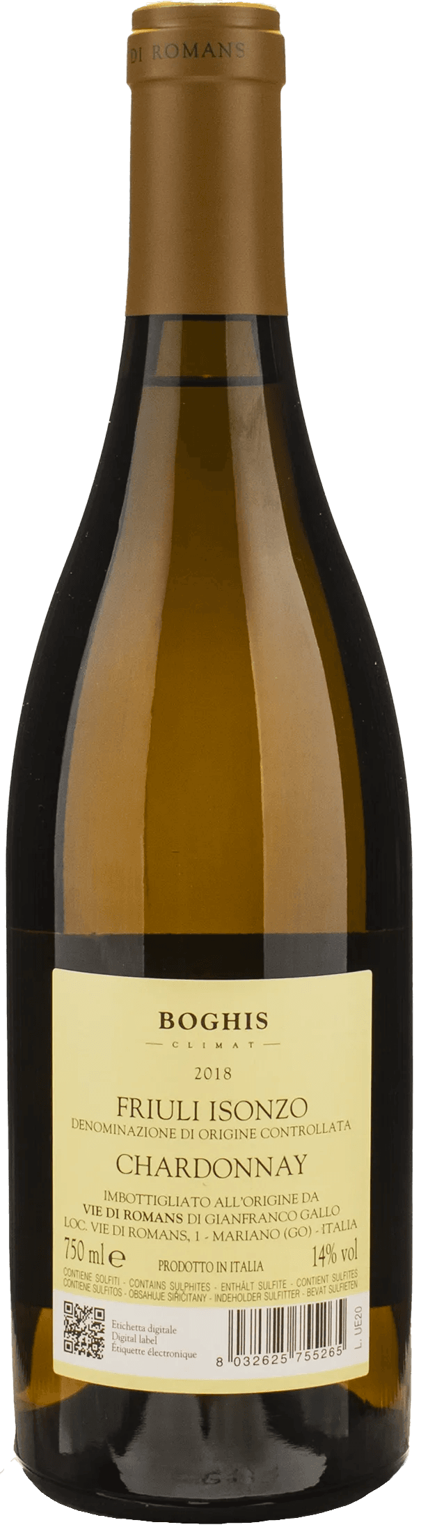 Vie di Romans Boghis Climat Chardonnay 2018