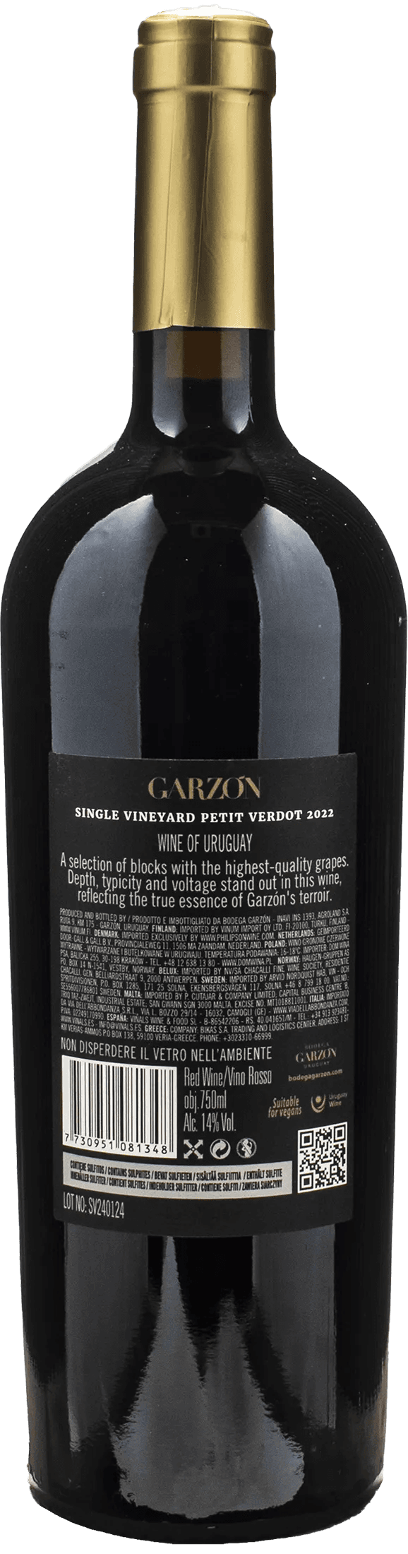 Bodega Garzon Petit Verdot Single Vineyard 2022