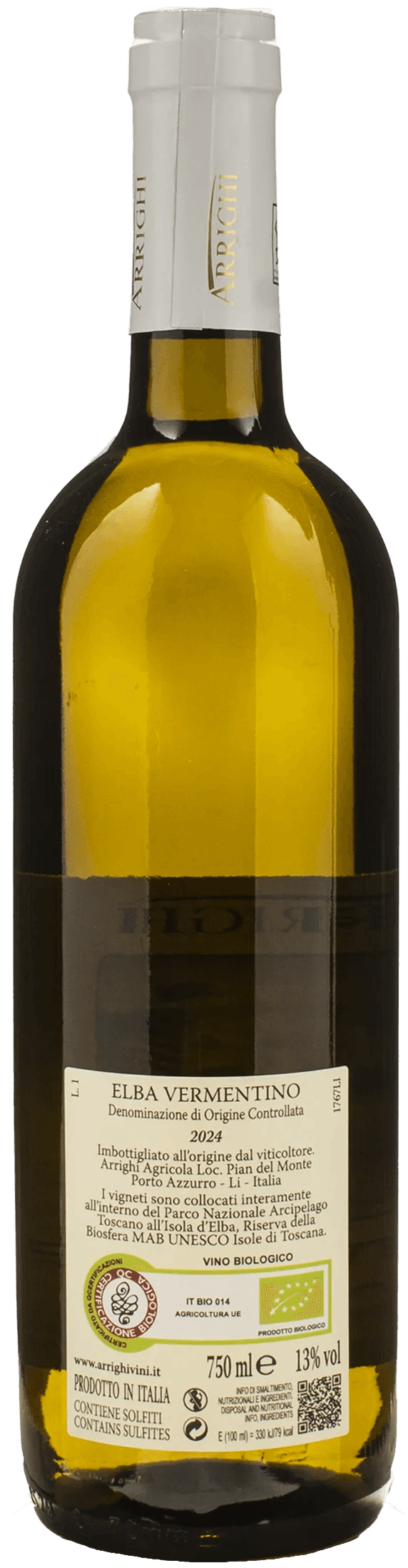 Arrighi Elba Vermentino Arembapampane 2024