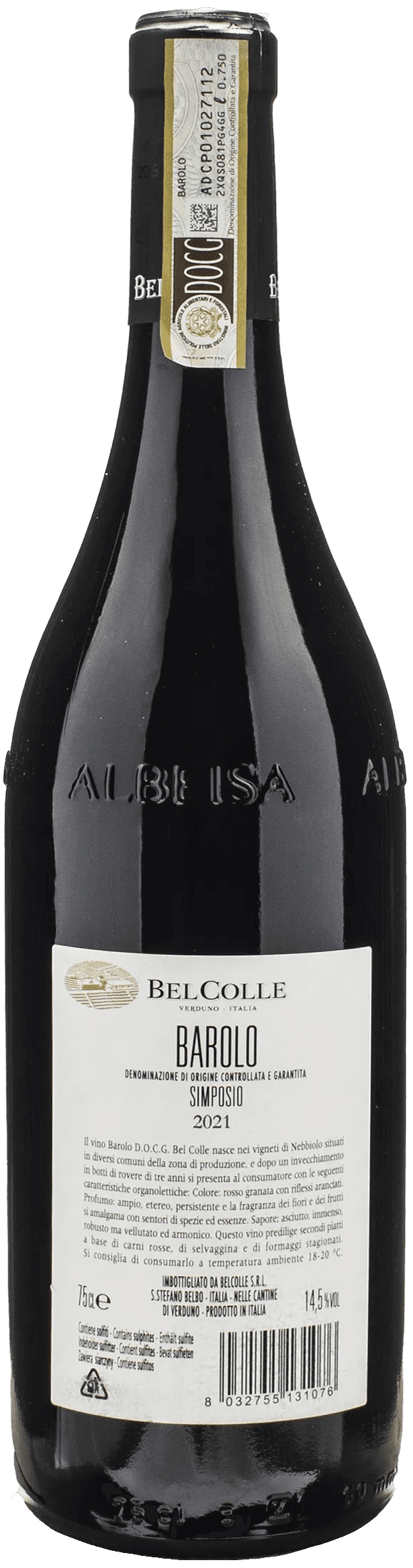 Bel Colle Barolo Simposio 2021
