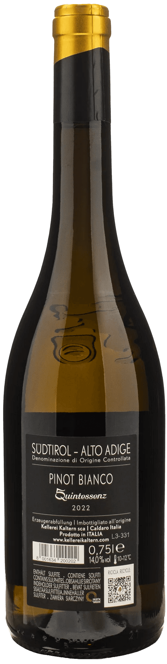 Caldaro Quintessenz Pinot Bianco 2022