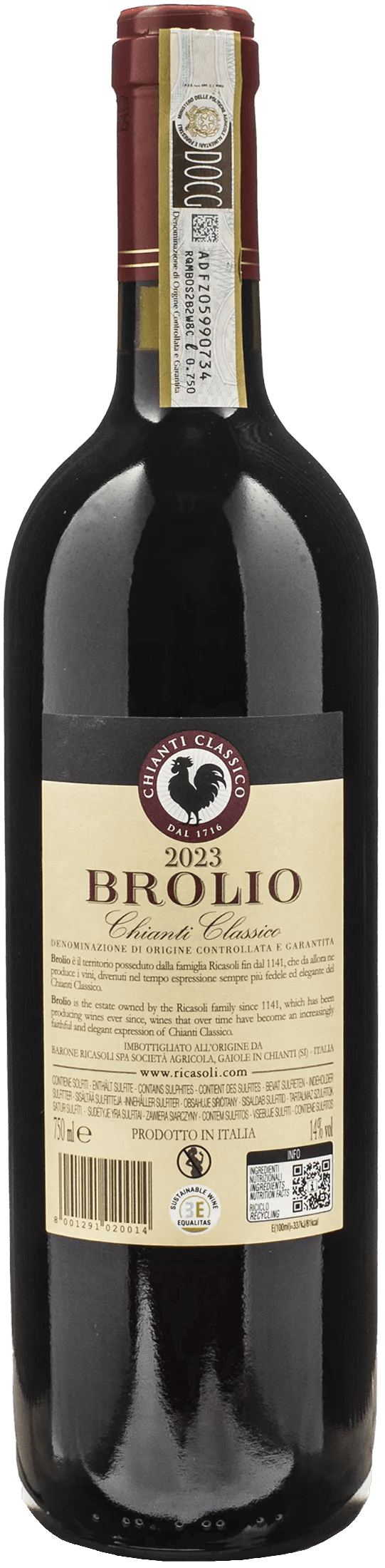 Ricasoli 1141 Chianti Classico Brolio 2023