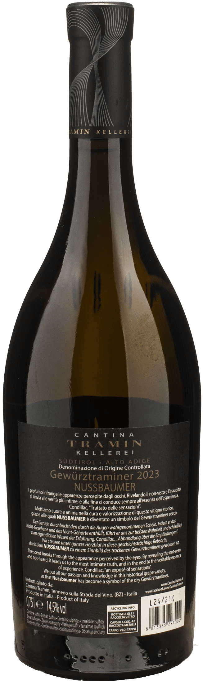 Tramin Nussbaumer Gewurztraminer 2023
