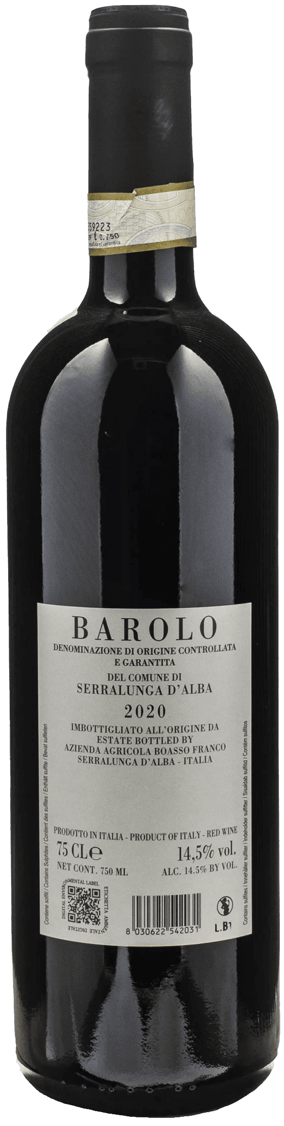 Boasso Barolo Comune di Serralunga D' Alba  2020