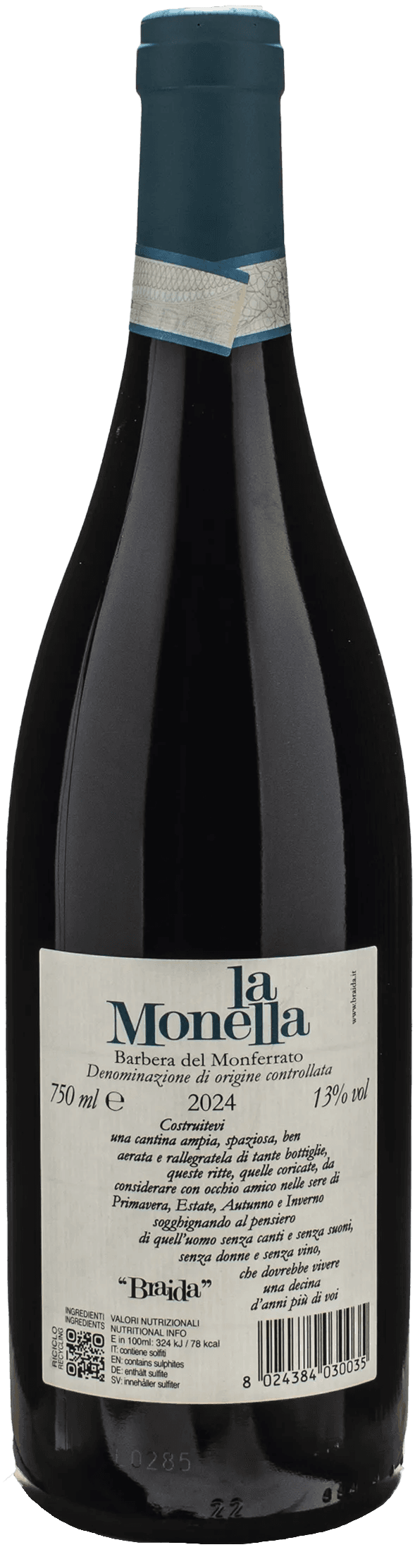 Braida Barbera del Monferrato La Monella 2024