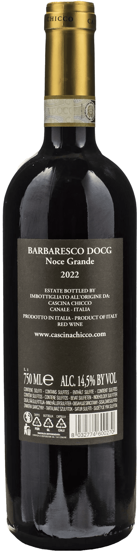 Cascina Chicco Barbaresco Noce Grande 2022