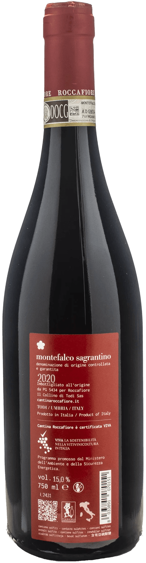 Cantina Roccafiore Montefalco Sagrantino 2020