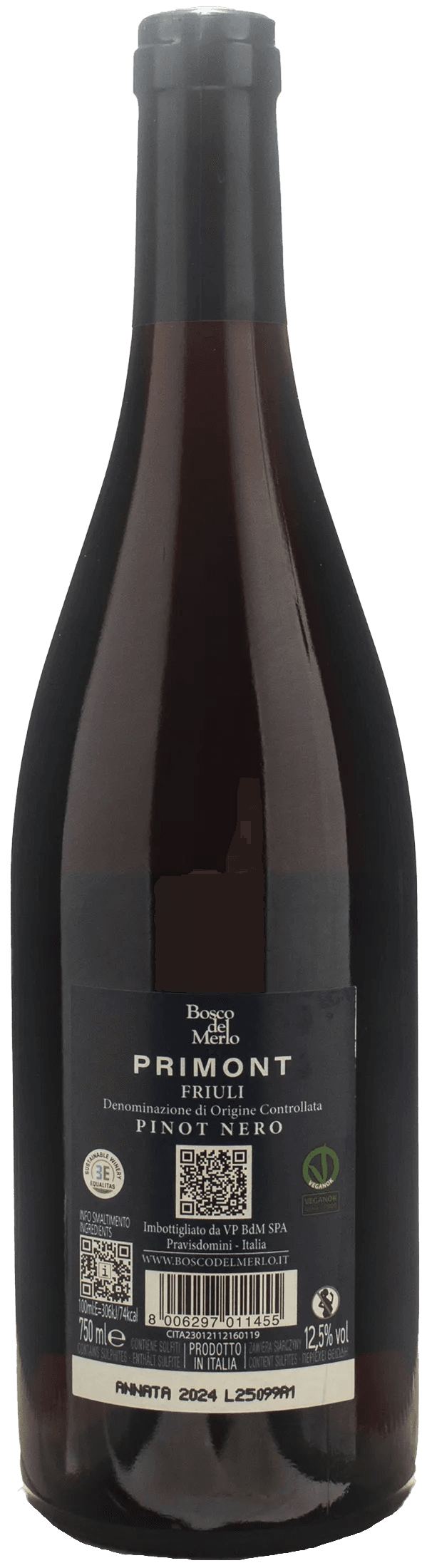 Bosco del Merlo Pinot Nero Primont 2024