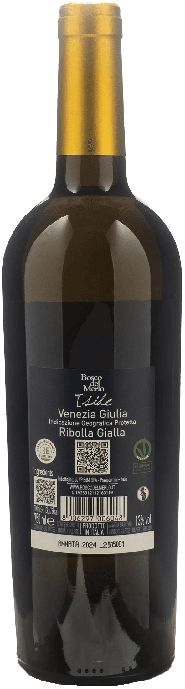 Bosco del Merlo Ribolla Gialla Iside 2024