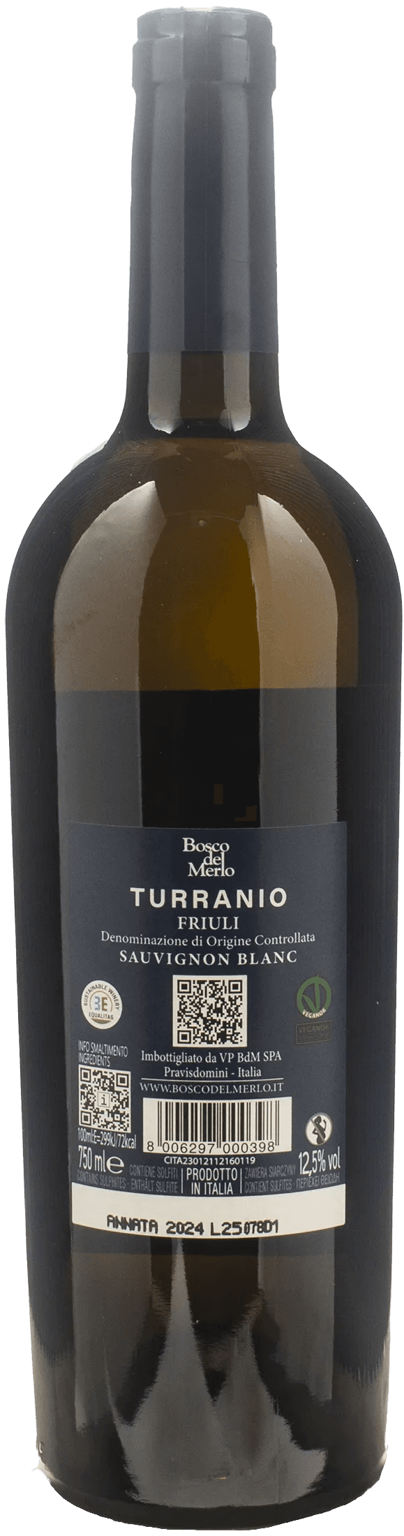 Bosco del Merlo Sauvignon Blanc Turranio 2024