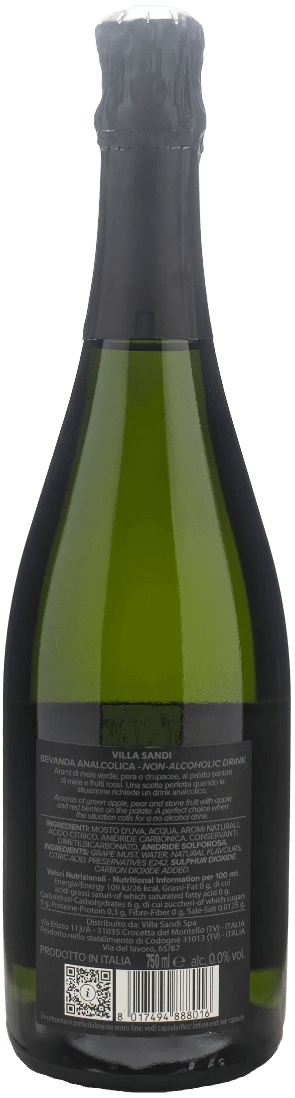 Villa Sandi Spumante BB Limited Edition Zero Alcol