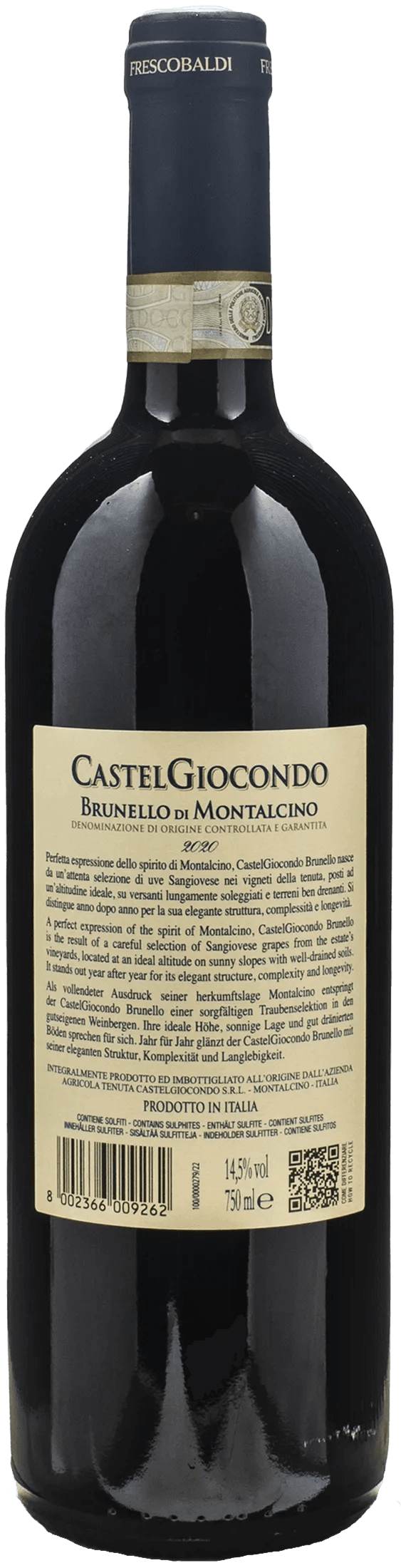 Castelgiocondo Brunello di Montalcino 2020