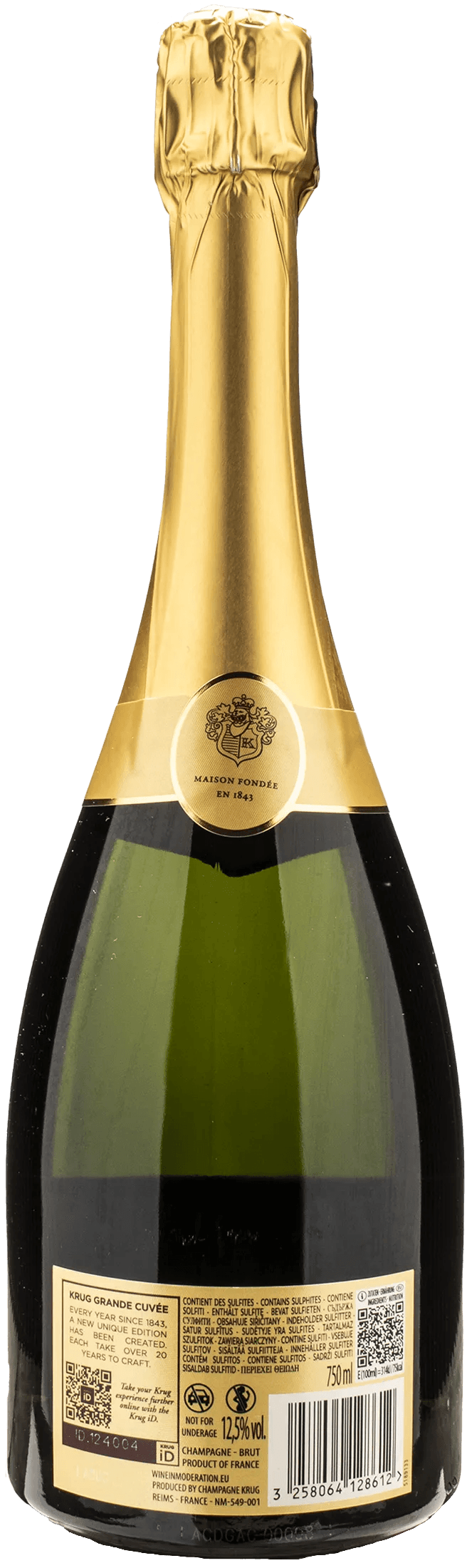 Krug Champagne Grande Cuvee Brut Edition 173eme