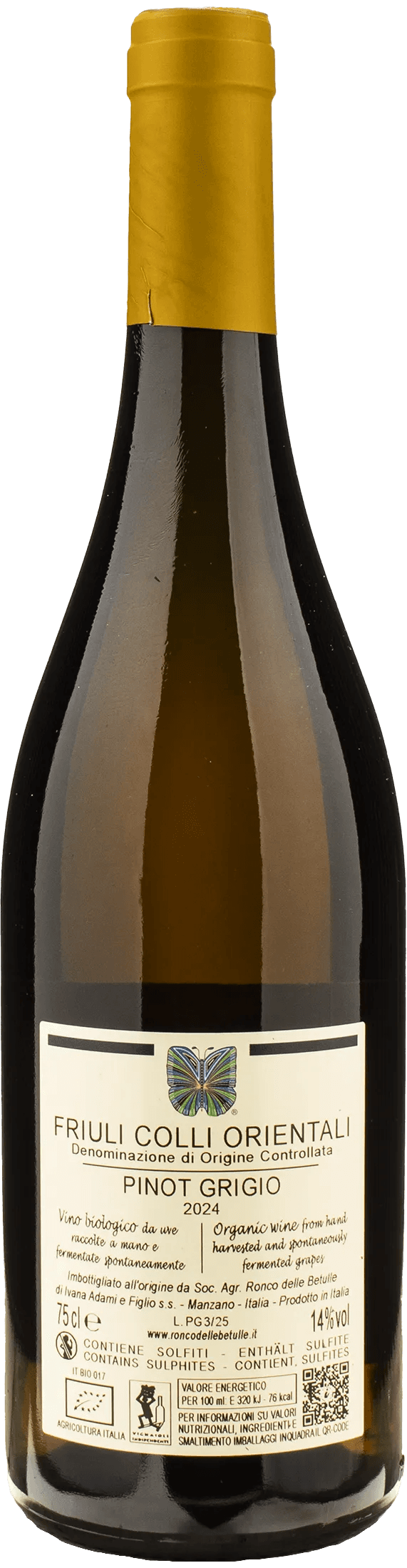 Ronco delle Betulle Pinot Grigio 2024