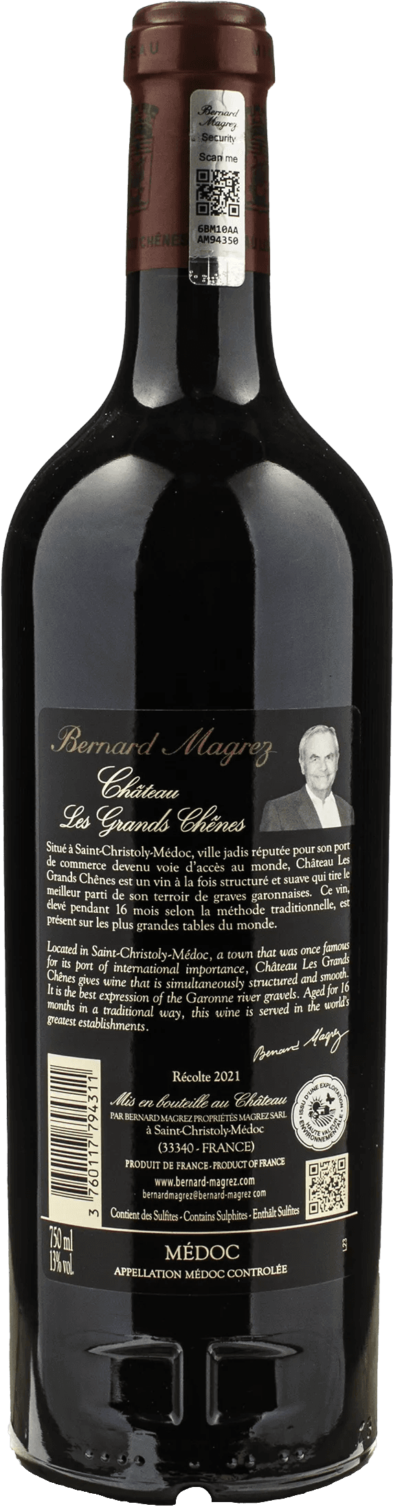 Chateau Les Grands Chenes Medoc 2021