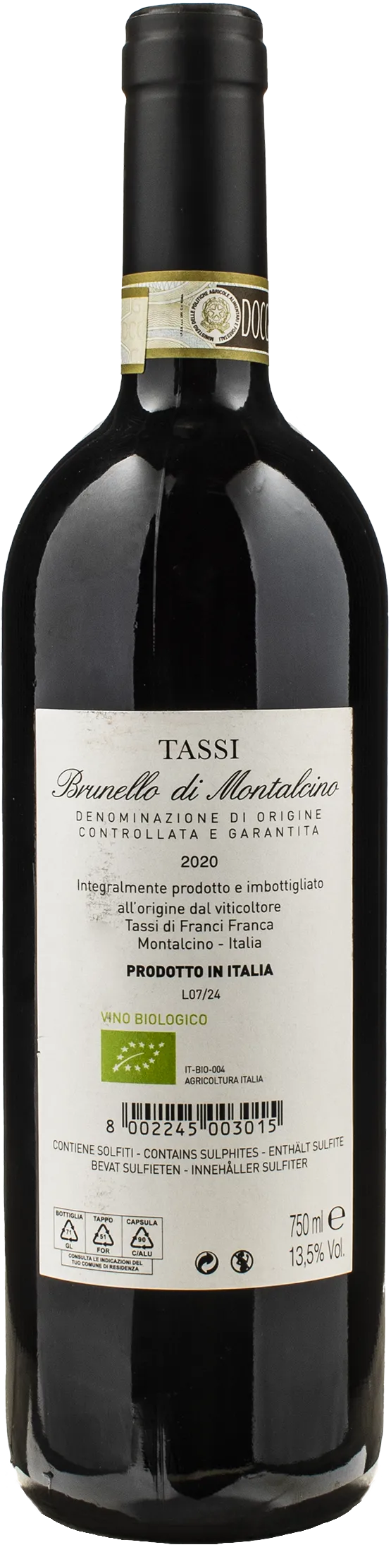 Tassi Brunello di Montalcino 2020