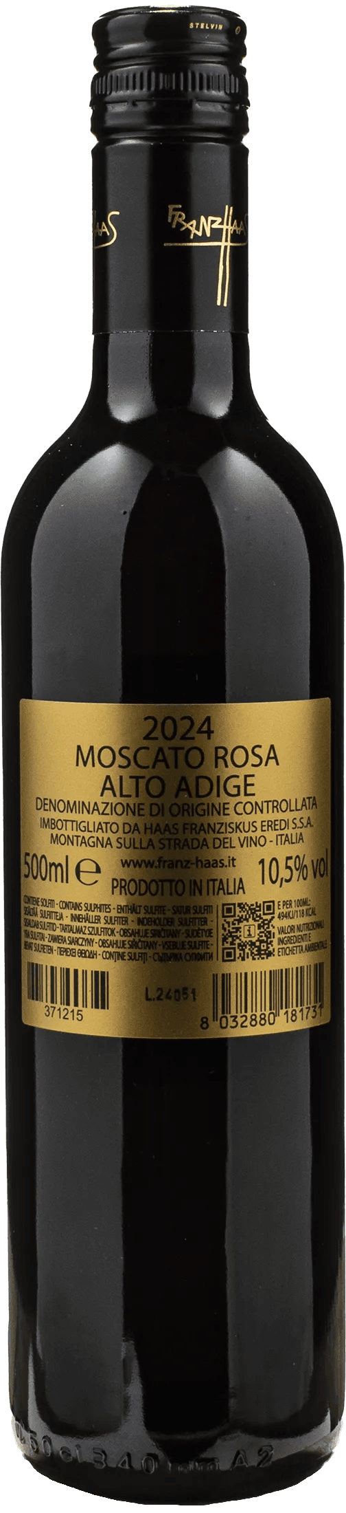 Franz Haas Moscato Rosa 0.5L 2024