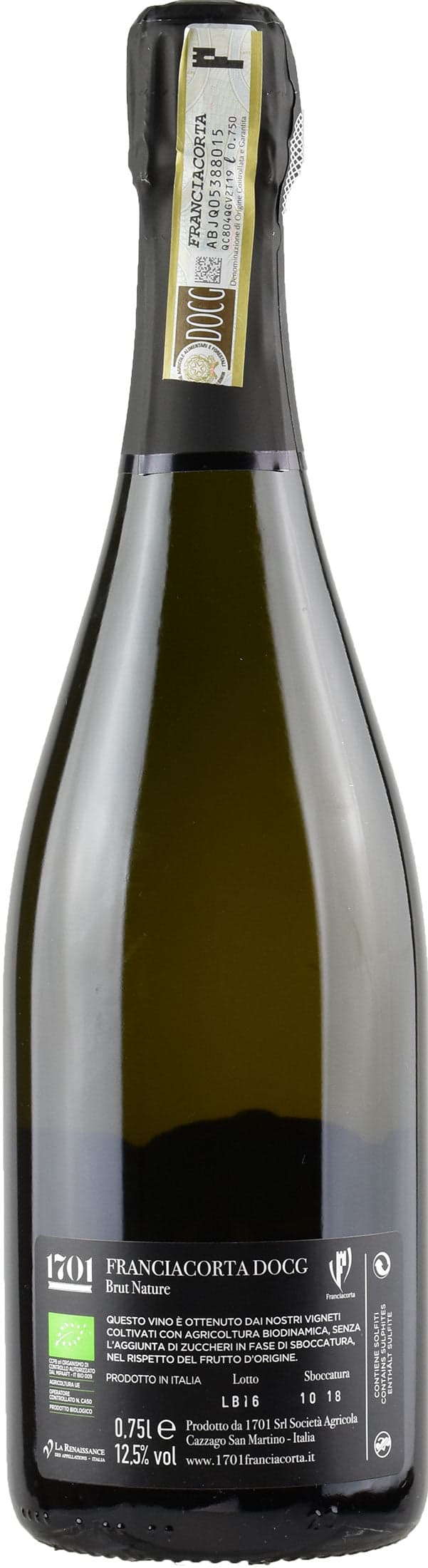 1701 Franciacorta Brut Nature