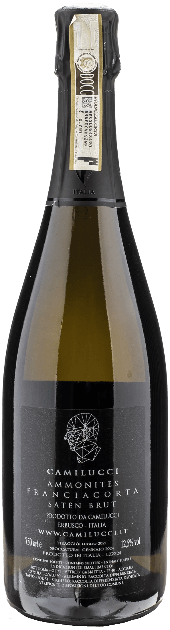 Camilucci Franciacorta Saten Brut Ammonites