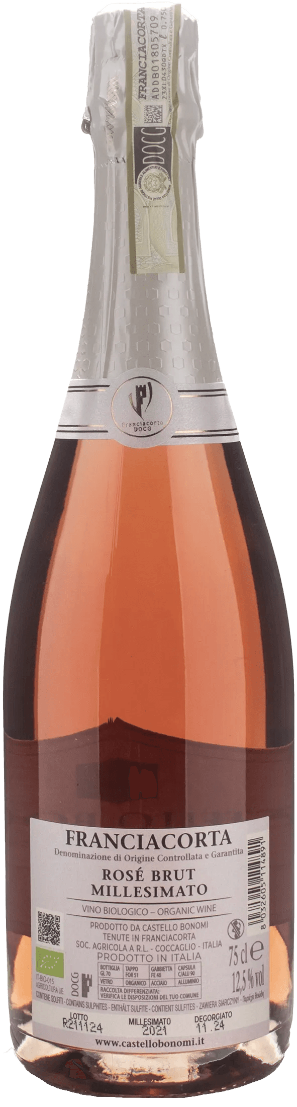 Castello Bonomi Franciacorta Rosè Brut 2021
