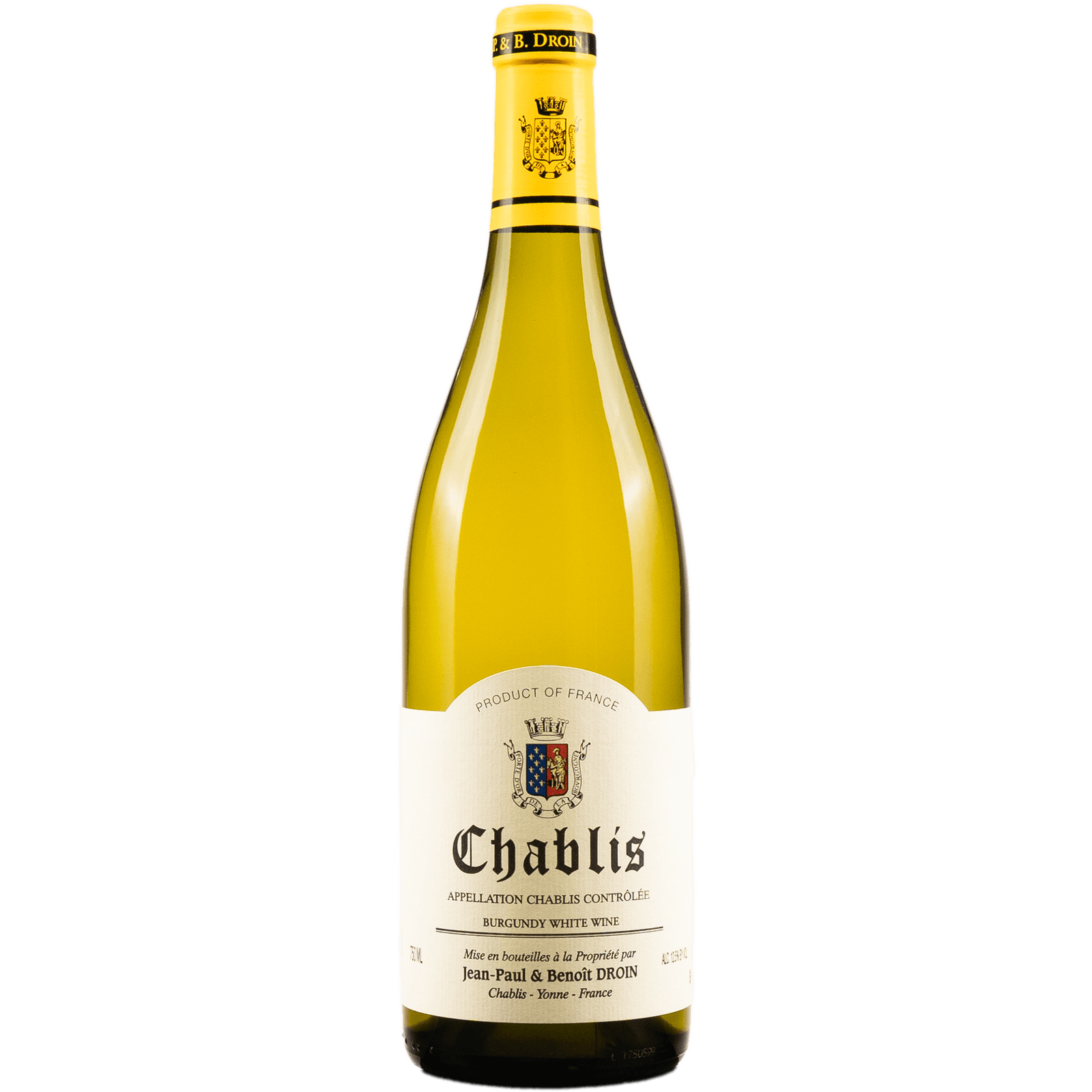 Domaine Jean-Paul & Benoît Droin, Chablis 2017 (75 CL)