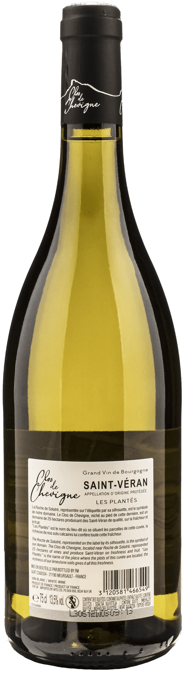 Clos de Chevigne Saint Veran Les Plantes 2022